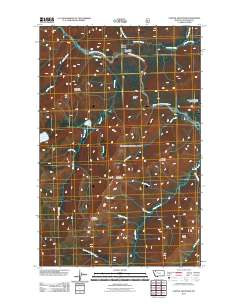 Capitol Mountain 2011 topographic map thumbnail
