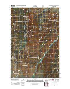 Henderson Mountain 2011 topographic map thumbnail