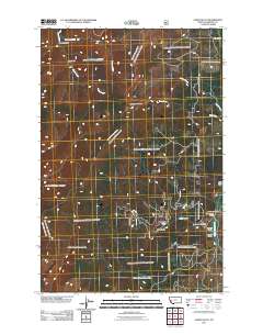 Alder Gulch 2011 topographic map thumbnail