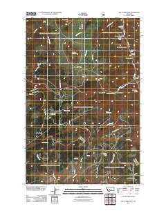 Belt Park Butte 2011 topographic map thumbnail