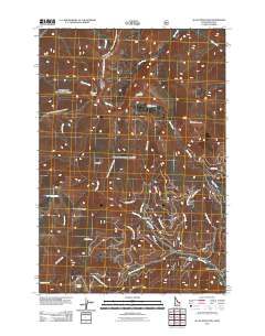 Allan Mountain 2011 topographic map thumbnail