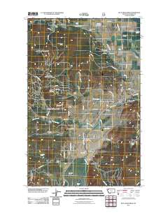 Blue Grass Ridge 2011 topographic map thumbnail