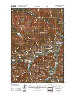 Boulder Peak 2011 topographic map thumbnail