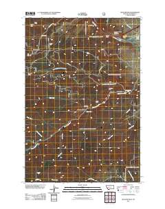 Boulder West 2011 topographic map thumbnail