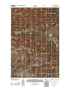 Bald Hills 2011 topographic map thumbnail