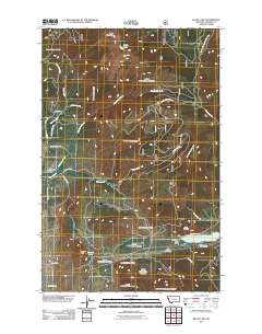 Baldy Lake 2011 topographic map thumbnail