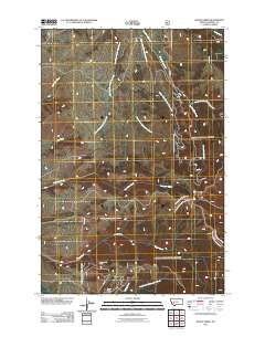 Baggs Creek 2011 topographic map thumbnail
