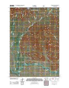 Antelope Peak 2011 topographic map thumbnail