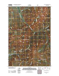 Antone Peak 2011 topographic map thumbnail