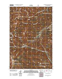 Bandbox Mountain 2011 topographic map thumbnail