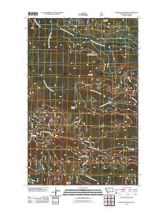 Banfield Mountain 2011 topographic map thumbnail