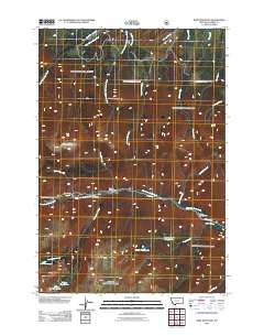Bare Mountain 2011 topographic map thumbnail