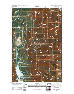 Crowell Mountain 2011 topographic map thumbnail