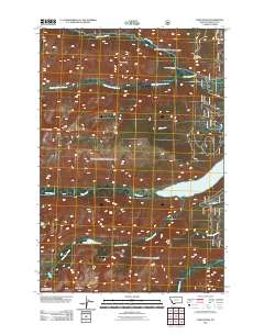 Como Peaks 2011 topographic map thumbnail