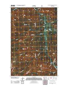 Danaher Mountain 2011 topographic map thumbnail