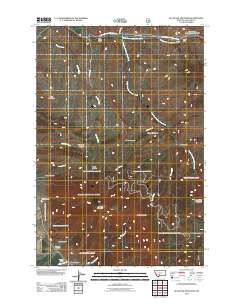Blacktail Mountain 2011 topographic map thumbnail