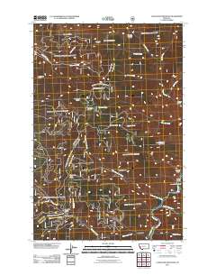 Cleveland Mountain 2011 topographic map thumbnail