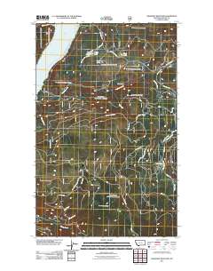 Beartrap Mountain 2011 topographic map thumbnail