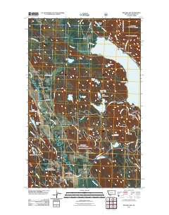 Beaver Lake 2011 topographic map thumbnail