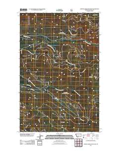 Cripple Horse Mountain 2011 topographic map thumbnail