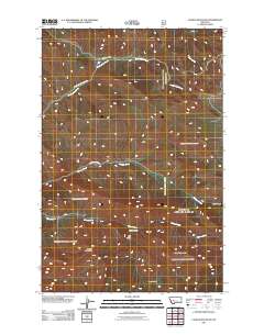 Candle Mountain 2011 topographic map thumbnail