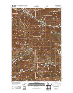 Burke 2011 topographic map thumbnail