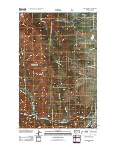 Cave Mountain 2011 topographic map thumbnail