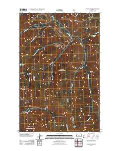 Connor Creek 2011 topographic map thumbnail