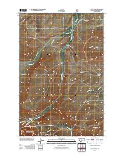 Cayuse Basin 2011 topographic map thumbnail