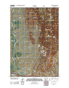 Black Butte 2011 topographic map thumbnail
