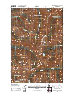 Blodgett Mountain 2011 topographic map thumbnail