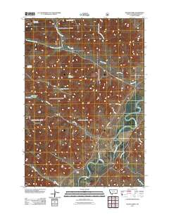 Bloom Creek 2011 topographic map thumbnail