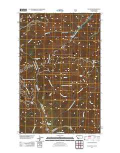 Bloom Peak 2011 topographic map thumbnail
