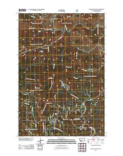 Burnt Mountain 2011 topographic map thumbnail
