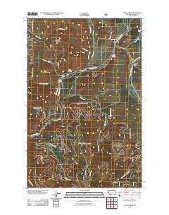 Calico Creek 2011 topographic map thumbnail