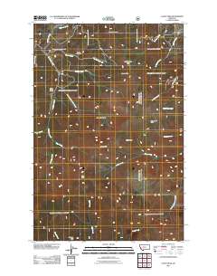 Casey Peak 2011 topographic map thumbnail