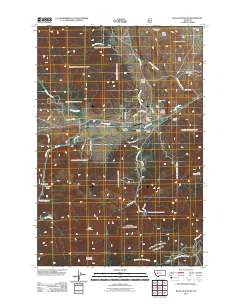 Black Mountain 2011 topographic map thumbnail