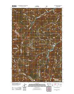 Black Peak 2011 topographic map thumbnail