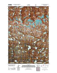 Castle Mountain 2011 topographic map thumbnail