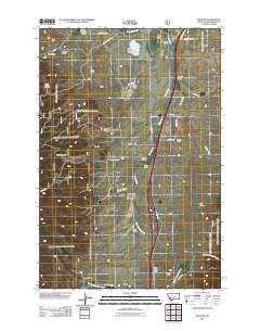 Buxton 2011 topographic map thumbnail