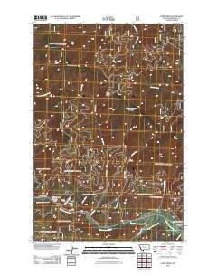 Camp Creek 2011 topographic map thumbnail