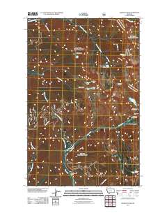 Elephant Peak 2011 topographic map thumbnail
