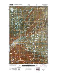 Fish Lake 2011 topographic map thumbnail