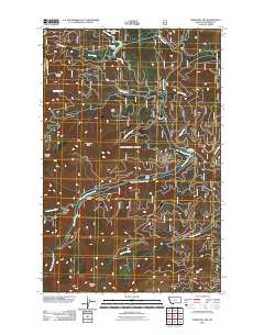 Fishtrap Lake 2011 topographic map thumbnail