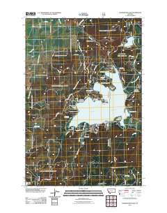 Georgetown Lake 2011 topographic map thumbnail