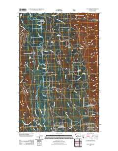 Cilly Creek 2011 topographic map thumbnail