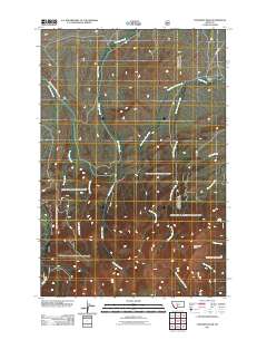 Cinnamon Peak 2011 topographic map thumbnail