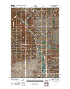 Devils Footstool 2011 topographic map thumbnail