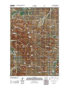 Elk Ridge 2011 topographic map thumbnail