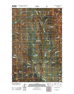 Gates Park 2011 topographic map thumbnail